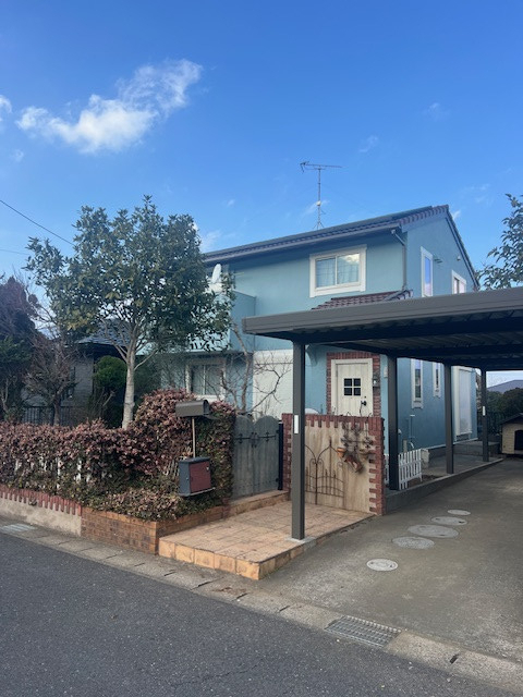 カワカの旭市 窓 サッシ交換 玄関ドア 本体交換 リシェント 外壁 リフォーム 工事の施工後の写真1